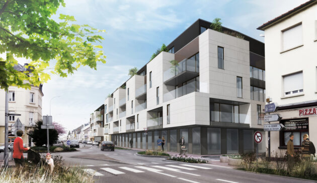 Projet de construction de logements BBC dans le centre de la commune de Hagondange