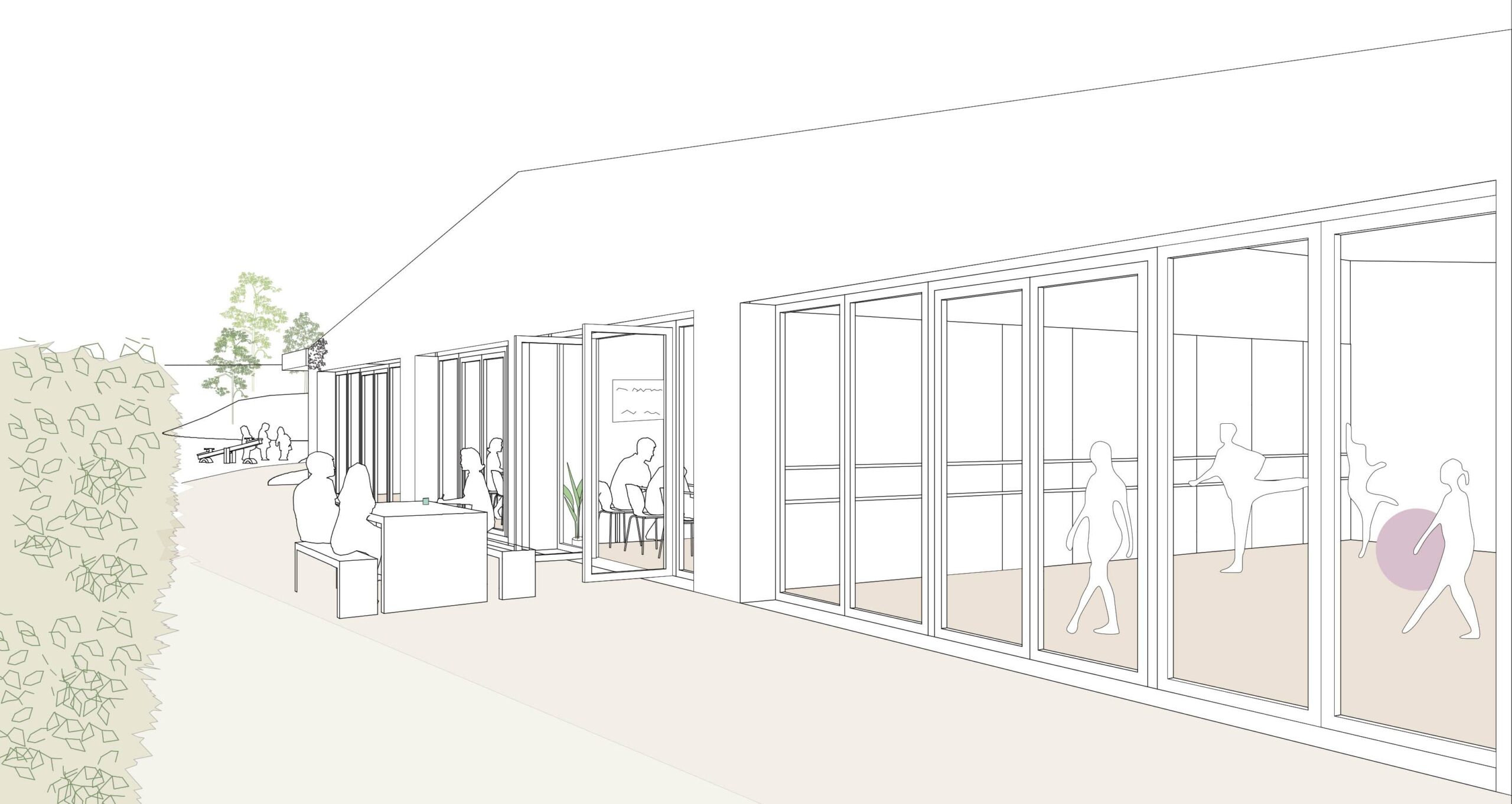 Equipement polyvalent et periscolaire à Hettange Grande KL architectes