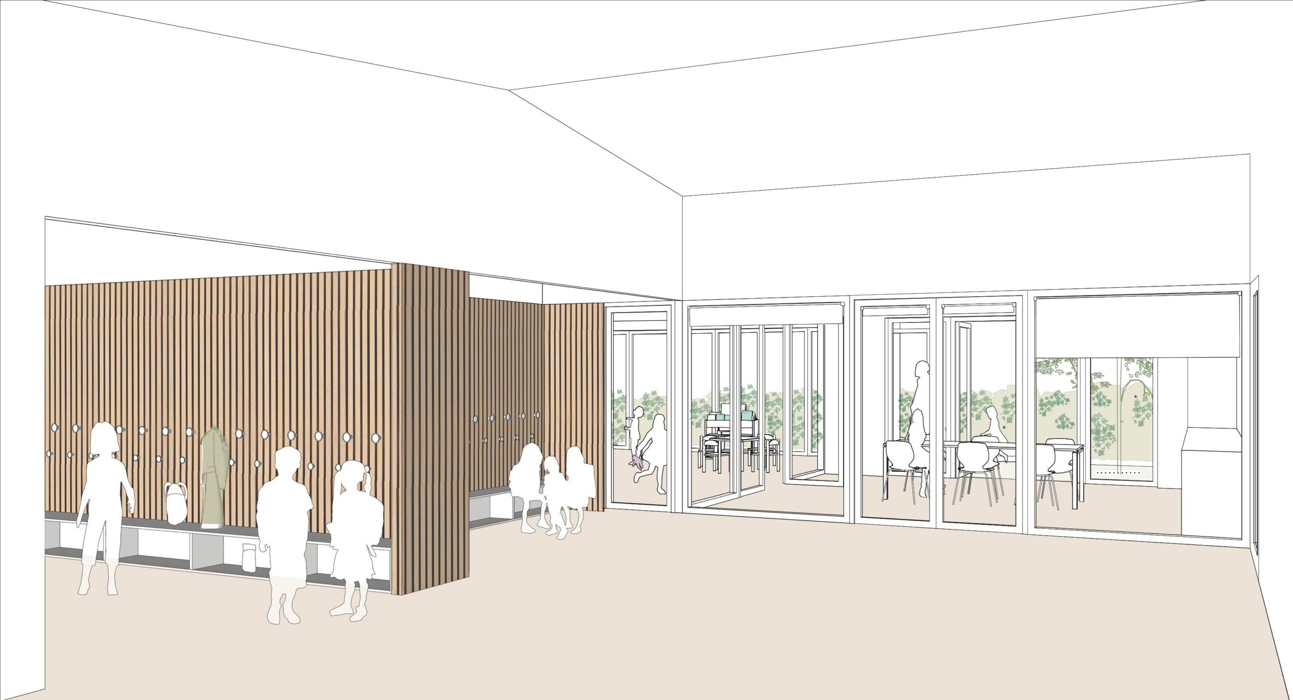 Equipement polyvalent et periscolaire à Hettange Grande KL architectes