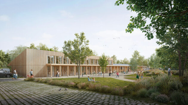 Equipement polyvalent et periscolaire à Hettange Grande KL architectes