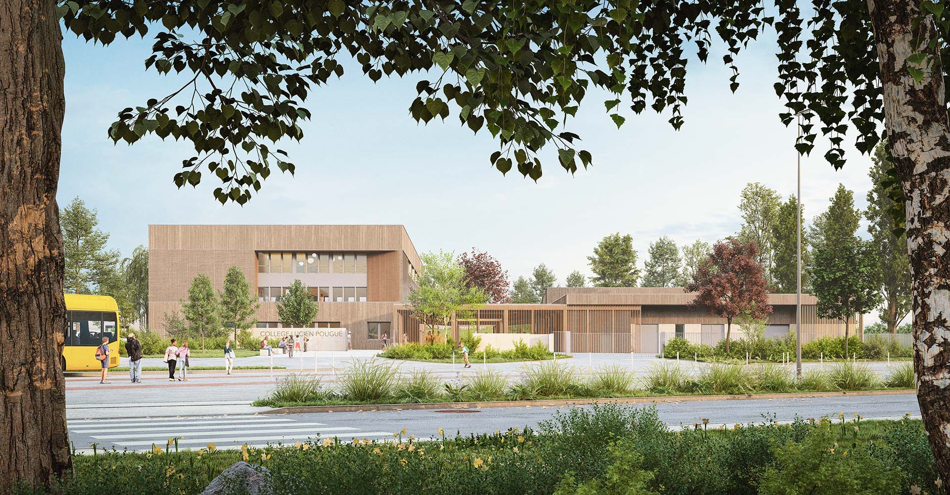 Restructuration du Collège Lucien Pougué à Rémilly - CD57 - KL architectes