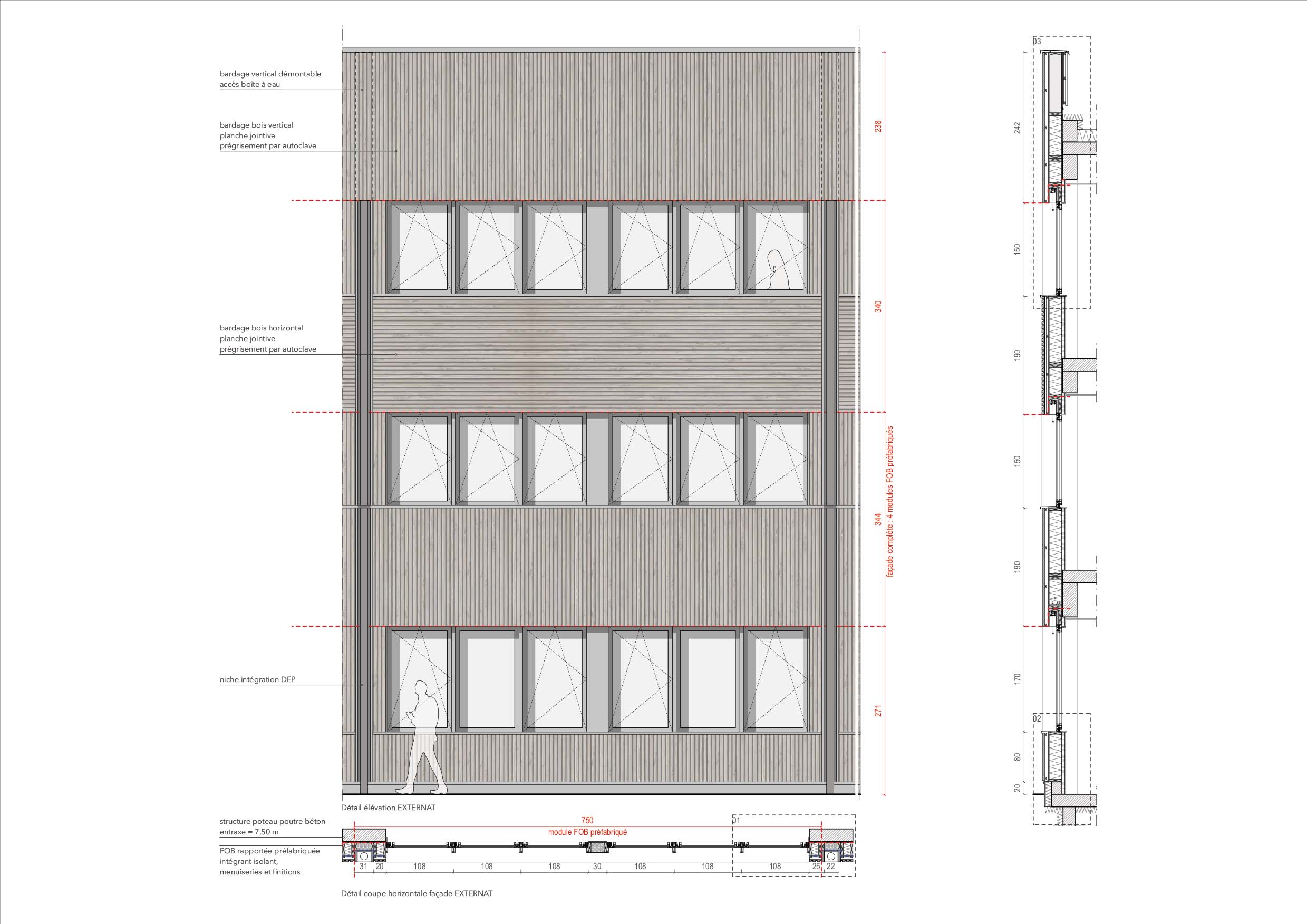 Restructuration du Collège Lucien Pougué à Rémilly - CD57 - KL architectes