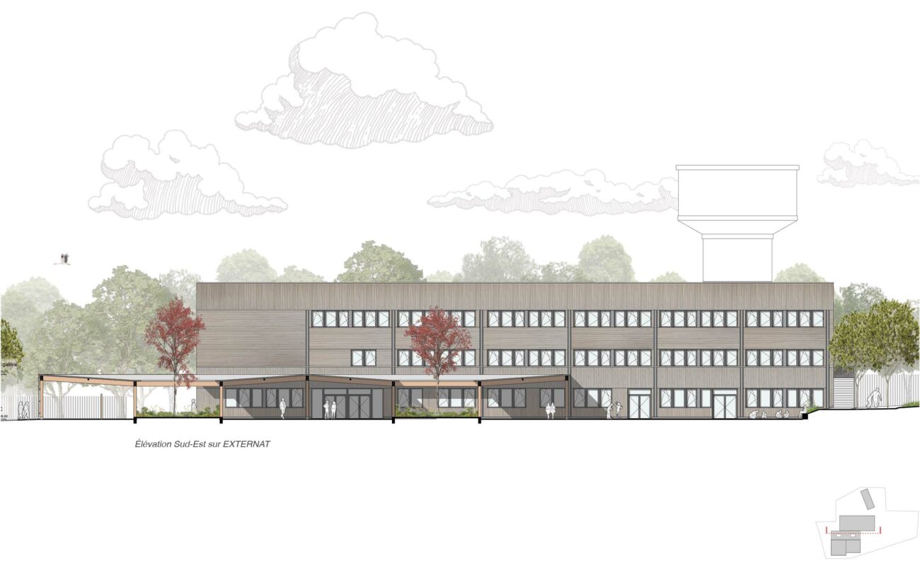 Restructuration du Collège Lucien Pougué à Rémilly - CD57 - KL architectes