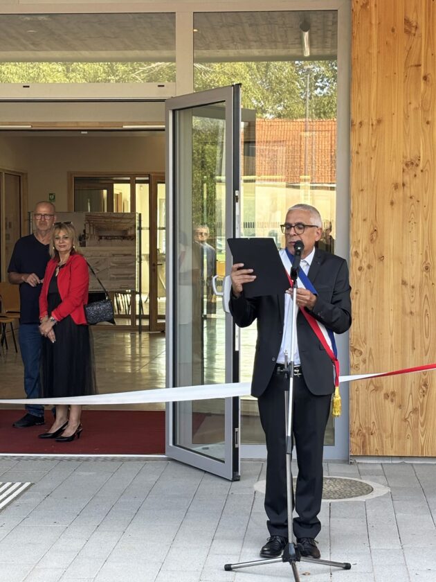 KL Architectes Inauguration Gymnase Boulange Charpente Bois Le Bras Frères Sport Patrick Weiten Antoine Falchi