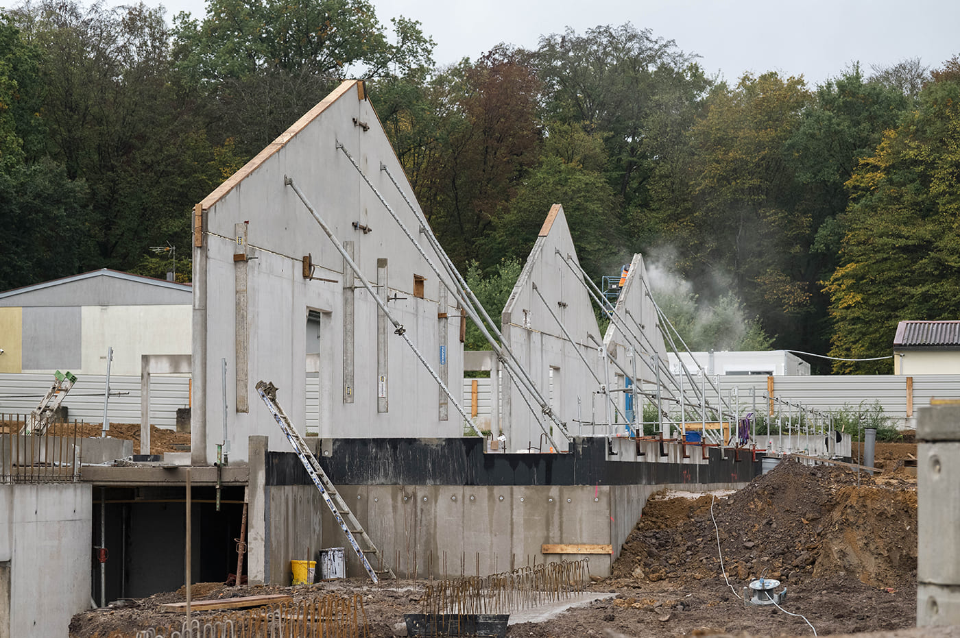 MAISON DE L'ENFANCE GOLBEY KL ARCHITECTES CHANTIER