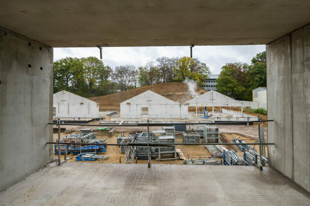 MAISON DE L'ENFANCE GOLBEY KL ARCHITECTES CHANTIER